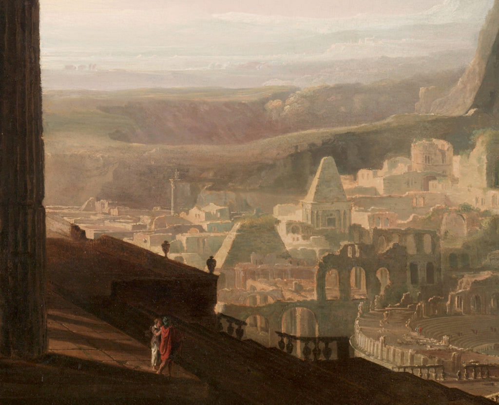 John Martin Fine Art Print: Moonlight - Ruins of an Ancient City