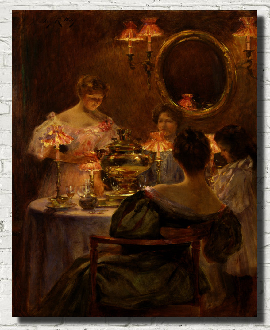 Irving Ramsey Wiles Fine Art Print, Russian Tea