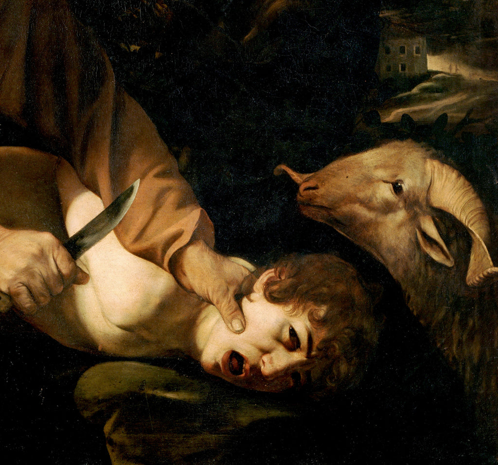 Caravaggio Baroque Fine Art Print, Sacrifice_of_Isaac
