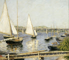 Gustave Caillebotte Fine Art Print : Sailing Boats at Argenteuil