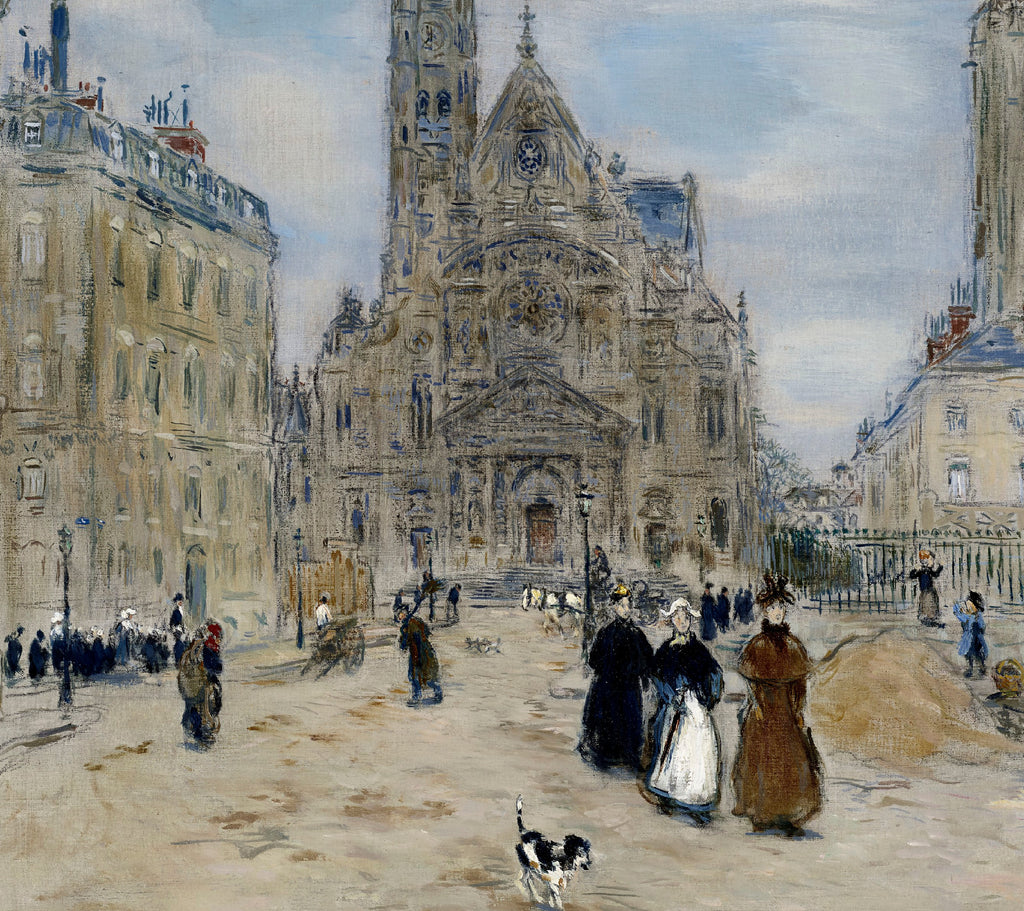 Saint-Étienne-du-Mont, Paris, Jean-François Raffaëlli Fine Art Print