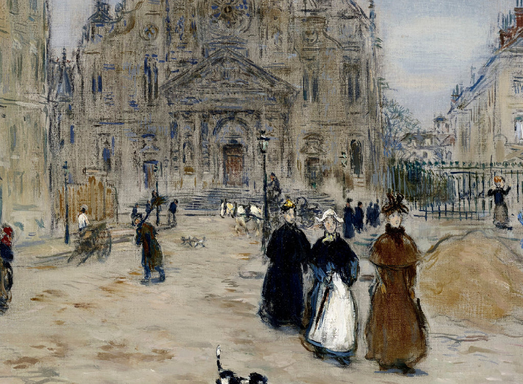 Saint-Étienne-du-Mont, Paris, Jean-François Raffaëlli Fine Art Print