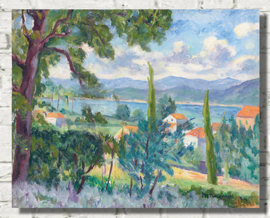 Henri Manguin, Saint-Tropez, vue sur le fond du golfe Landscape