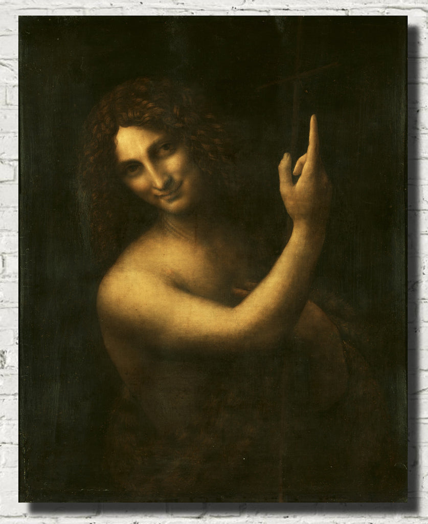 Leonardo da Vinci Fine Art Print, Saint John the Baptist