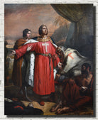 Ary Scheffer Fine Art Print, Saint Louis visiting the plague victims