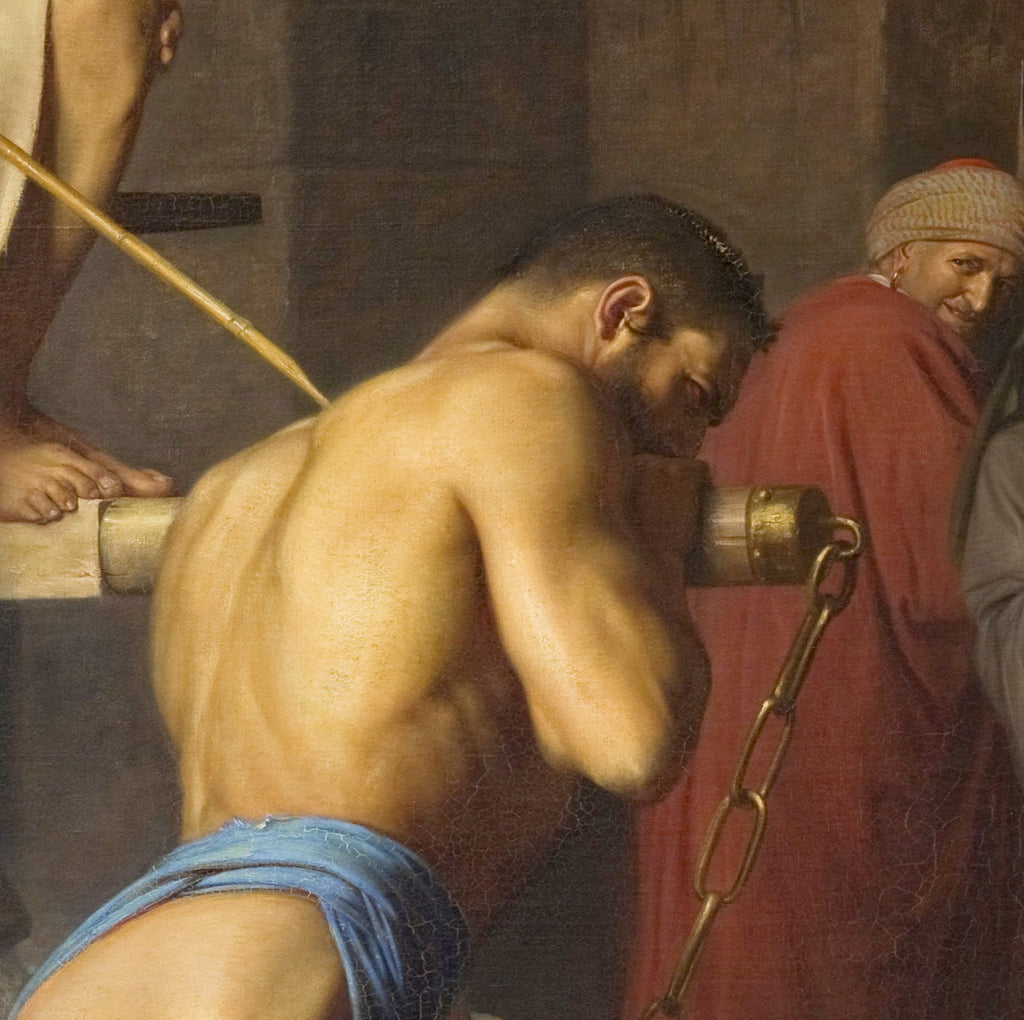 Carl Bloch Fine Art Print, Samson and the Philistines