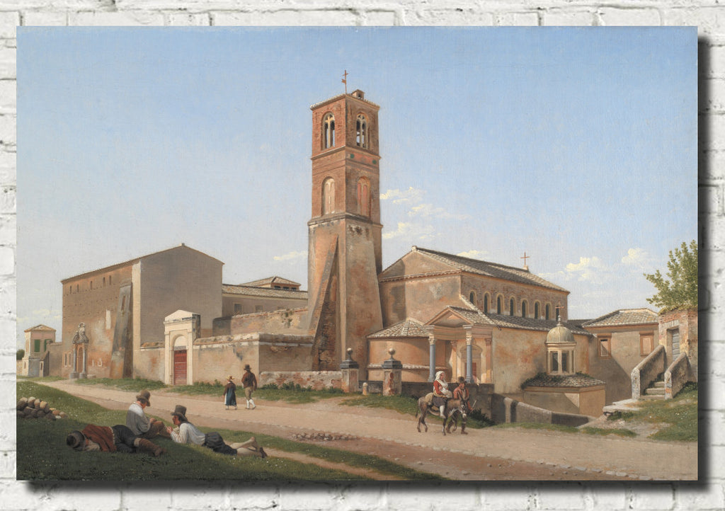 Sant’Agnese fuori le mura, Rome, C W Eckersberg