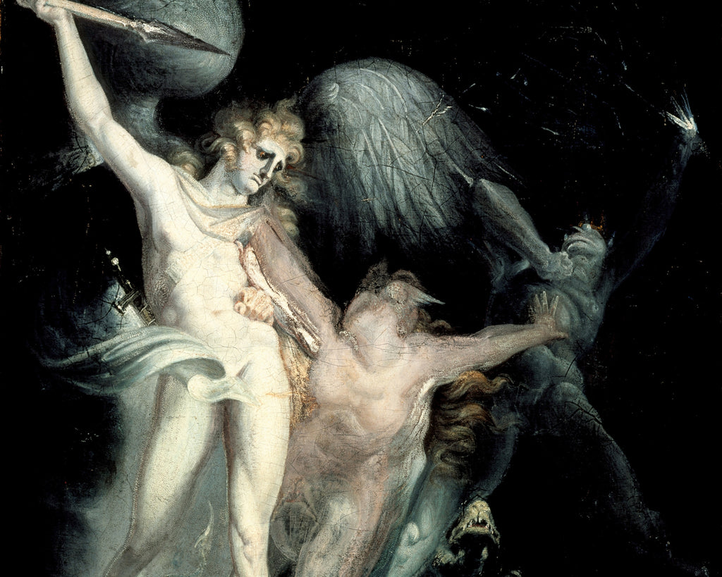 Satan and Death with Sin Intervening, Henry Fuseli Fine Art Print