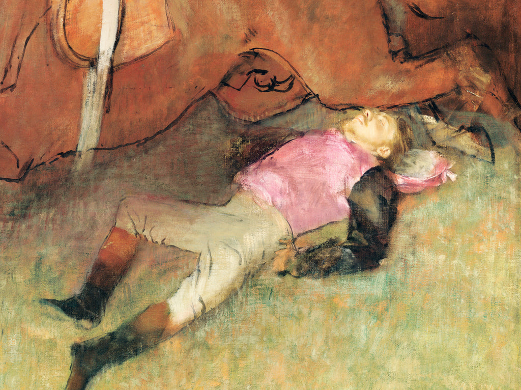Edgar Degas, Fine Art Print : Scene from the Steeplechase The Fallen Jockey