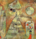 Paul Klee Fine Art Print,  Fateful hour at a quarter to twelve