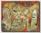 Paul Klee Fine Art Print,  Fateful hour at a quarter to twelve