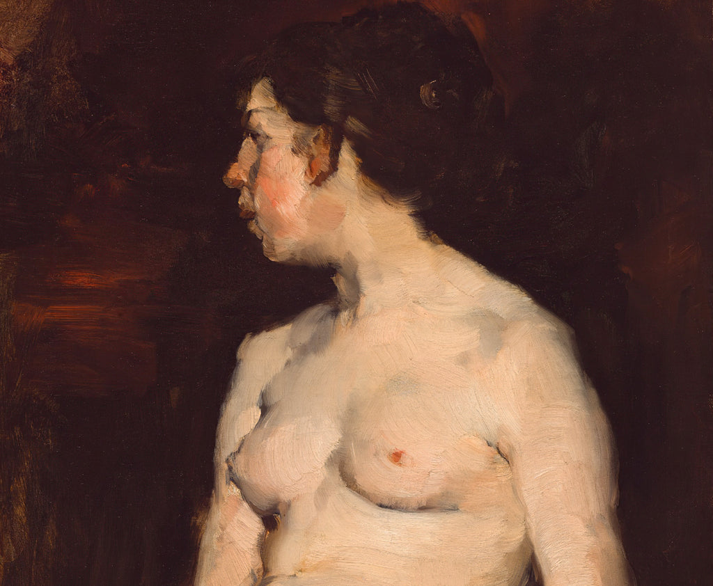 Seated Nude, Frank Duveneck Fine Art Print
