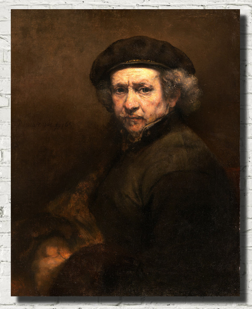 Rembrandt Fine Art Print, Self Portrait