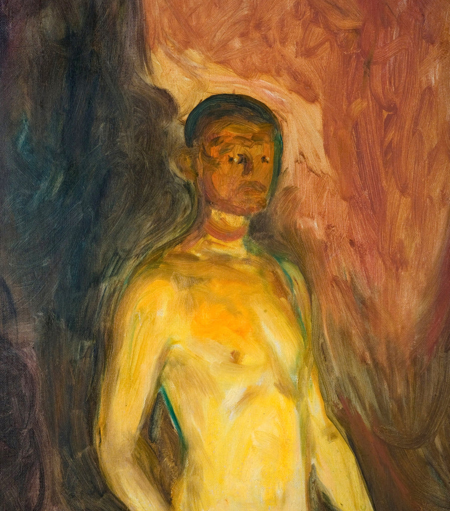 Edvard Munch Fine Art Print, Self Portrait in Hell