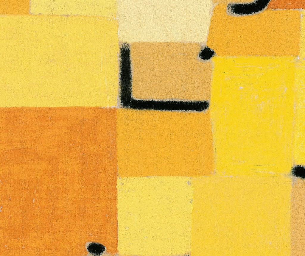 Signs in Yellow, Paul Klee Fine Art Print