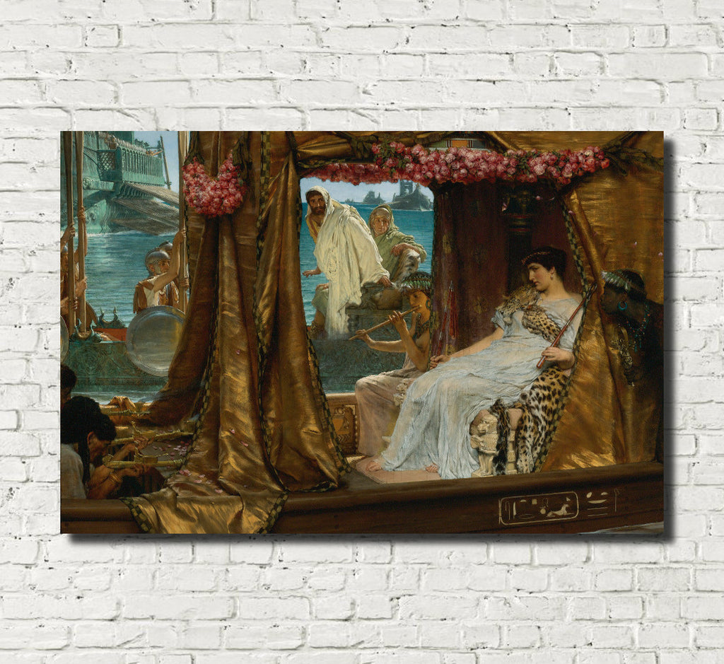 Lawrence Alma-Tadema Romanticism Fine Art Print : Anthony and Cleopatra