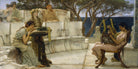 Lawrence Alma-Tadema Romanticism Fine Art Print : Sappho and Alcaeus