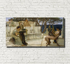 Lawrence Alma-Tadema Romanticism Fine Art Print : Sappho and Alcaeus