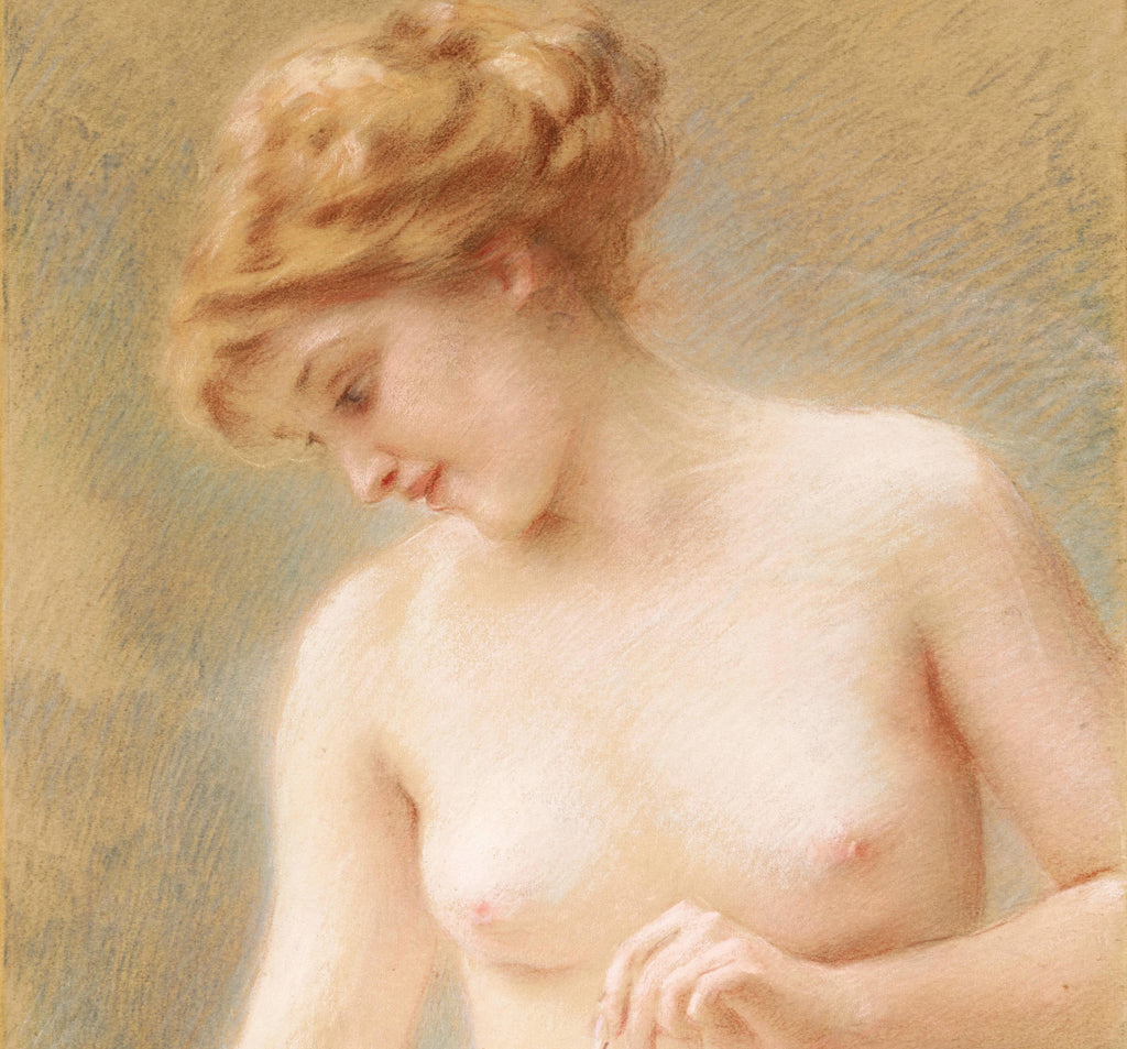 Konstantin Makovsky Fine Art Print, Sitting Nude