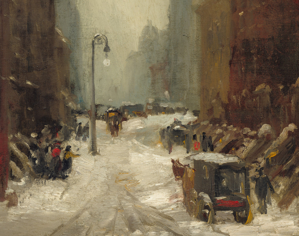 Snow in New York, Robert Henri Fine Art Print