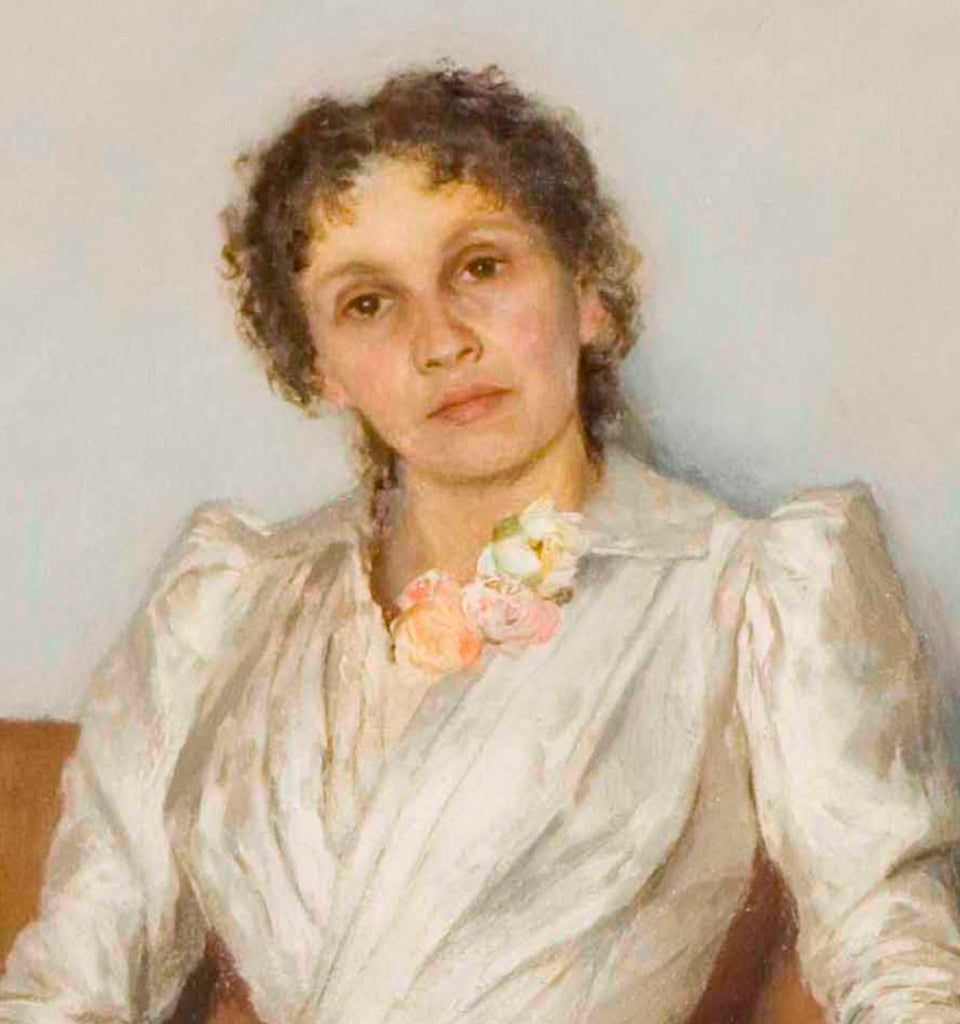 Isaac Levitan Russian Fine Art Print, Sofia Kuvshinnikova Portrait