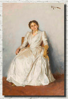 Isaac Levitan Russian Fine Art Print, Sofia Kuvshinnikova Portrait