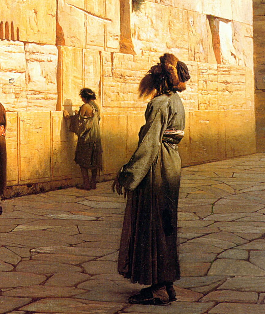 Jean-Léon Gérôme Fine Art Print : Solomon's Wall Jerusalem