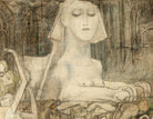 Jan Toorop Fine Art Print, Souls around the Sphinx
