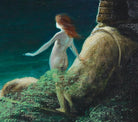 Karl Wilhelm Diefenbach Fine Art Print, Sphinx with Water Nymph