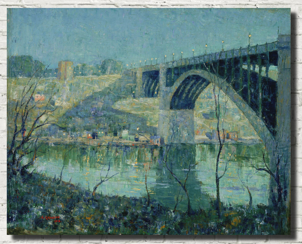 Spring Night, Harlem River, Ernest Lawson Fine Art Print