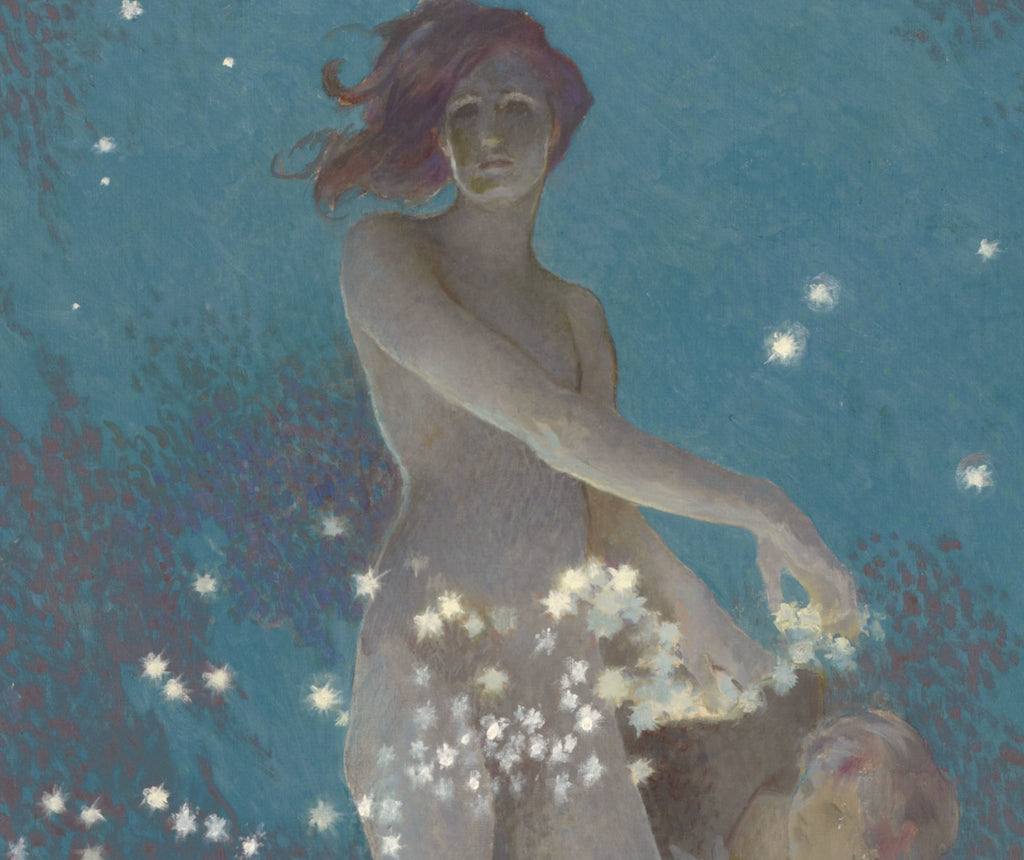 Spring Scattering Stars, Edwin Blashfield Fine Art Print
