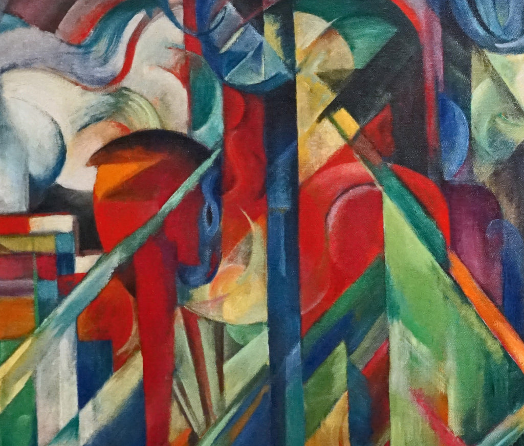 Franz Marc Abstract Fine Art Print, Stables