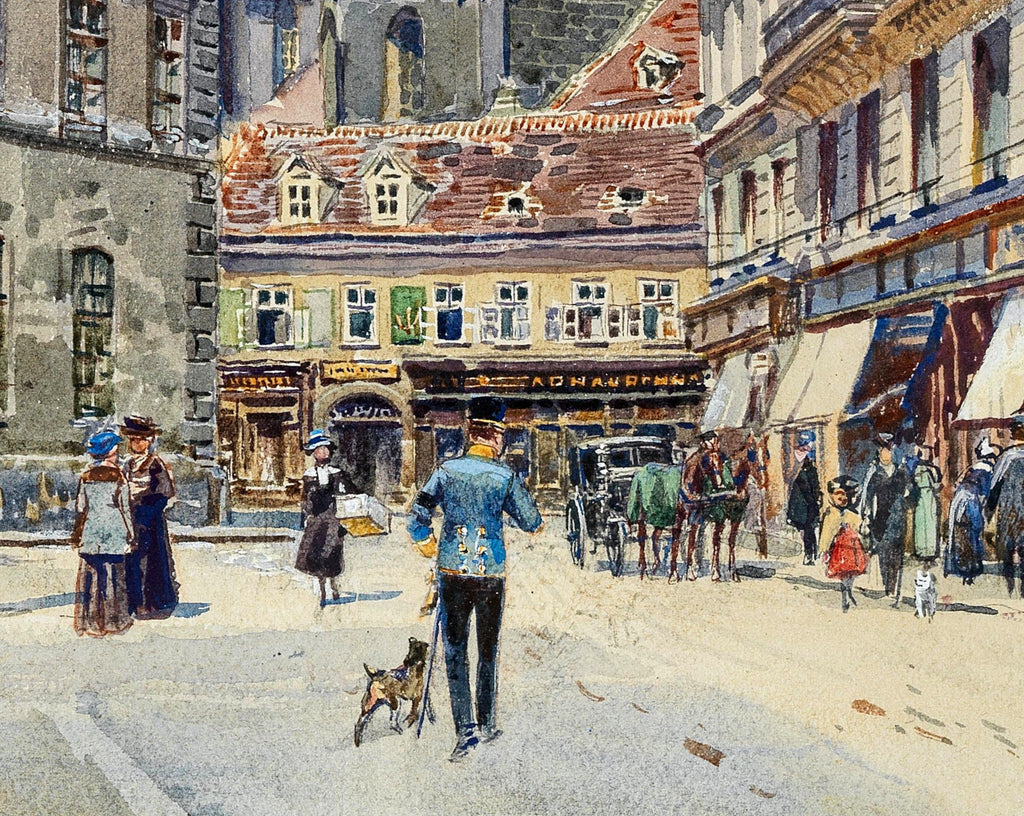 Stallburggasse, Vienna, Ernst Graner Fine Art Print