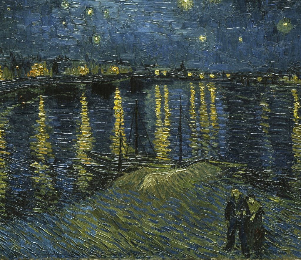 Vincent Van Gogh Fine Art Print, Starry Night on the Rhone