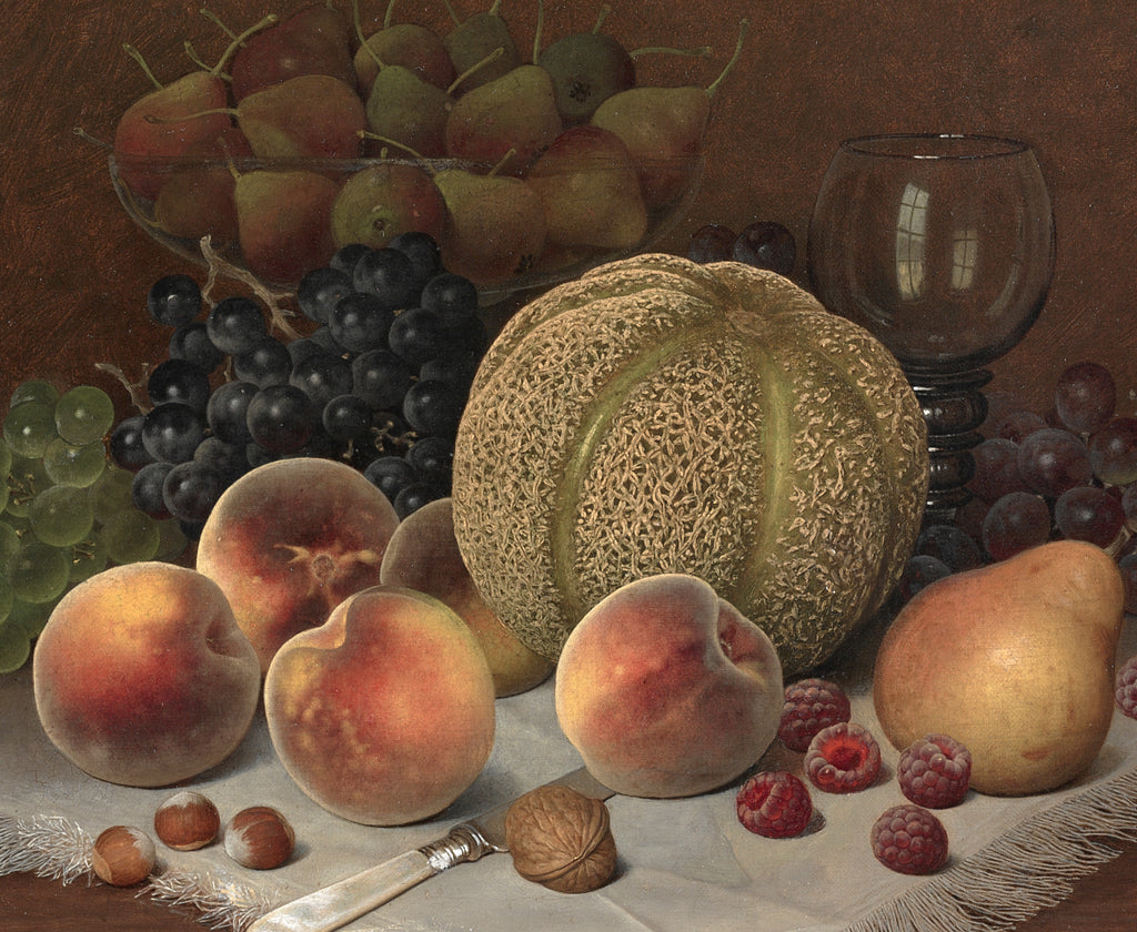 Still Life with Cantaloupe, William Mason Brown Fine Art Print