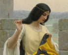 Stitching the Standard, Historical Genre Scene, Edmund Blair Leighton Fine Art Print