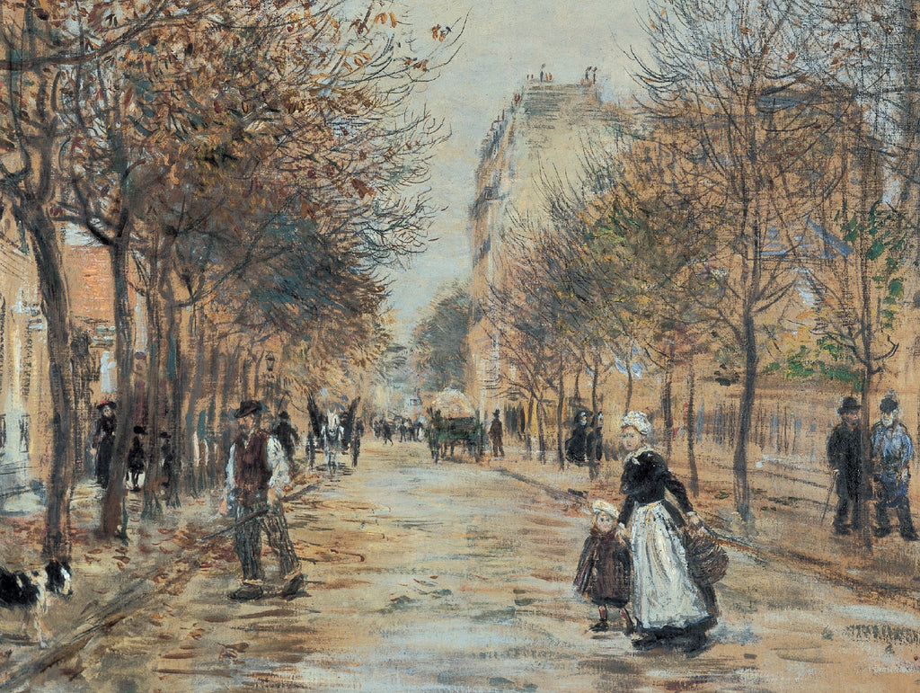 Street in Asnières, Jean-François Raffaëlli Fine Art Print