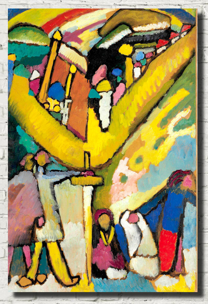 Wassily Kandinsky Fine Art Print, Improvisation 8 Abstract