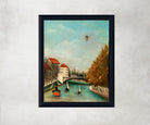 Henri Rousseau Framed Art Print, Study for View of the Pont de Sèvres