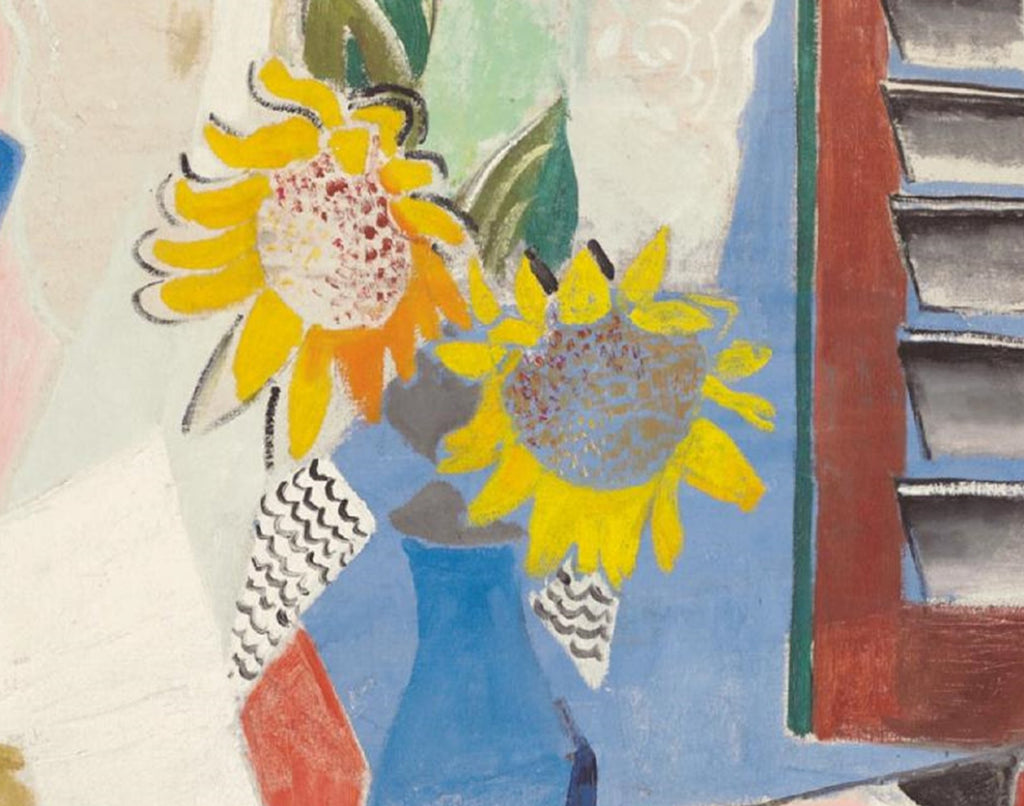 Sunflower with Window, Oskar Moll
