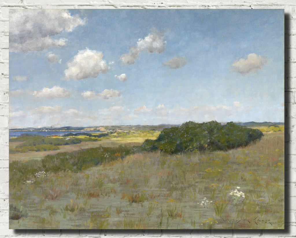 William Merritt Chase Fine Art Print, Sunlight and Shadow, Shinnecock Hills