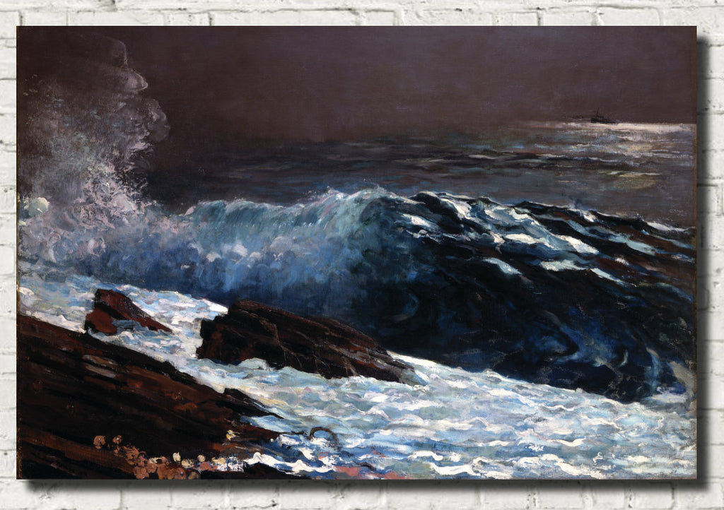 Winslow Homer Fine Art Print :  Sunlight on the Coast