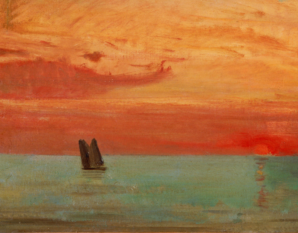 Fujishima Takeji Fine Art Print, Sunrise over the Eastern Sea