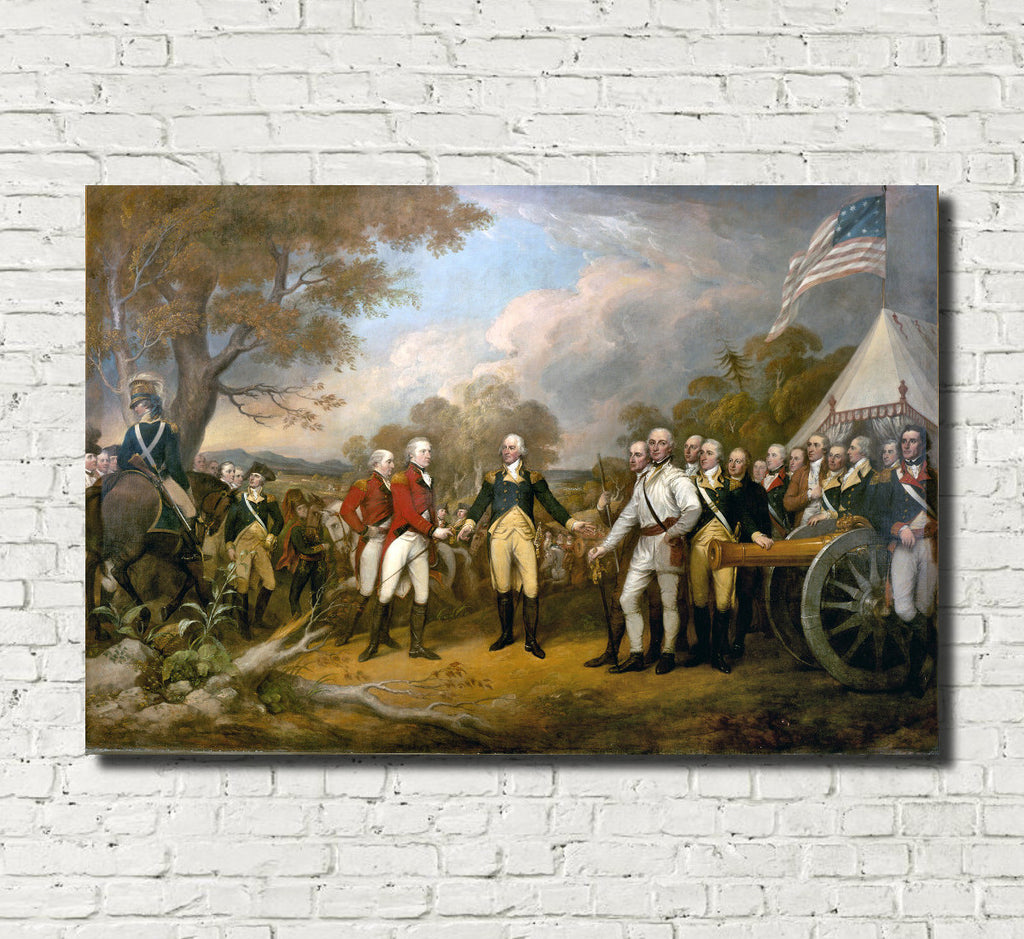 John Trumbull Fine Art Print: Surrender of General Burgoyne