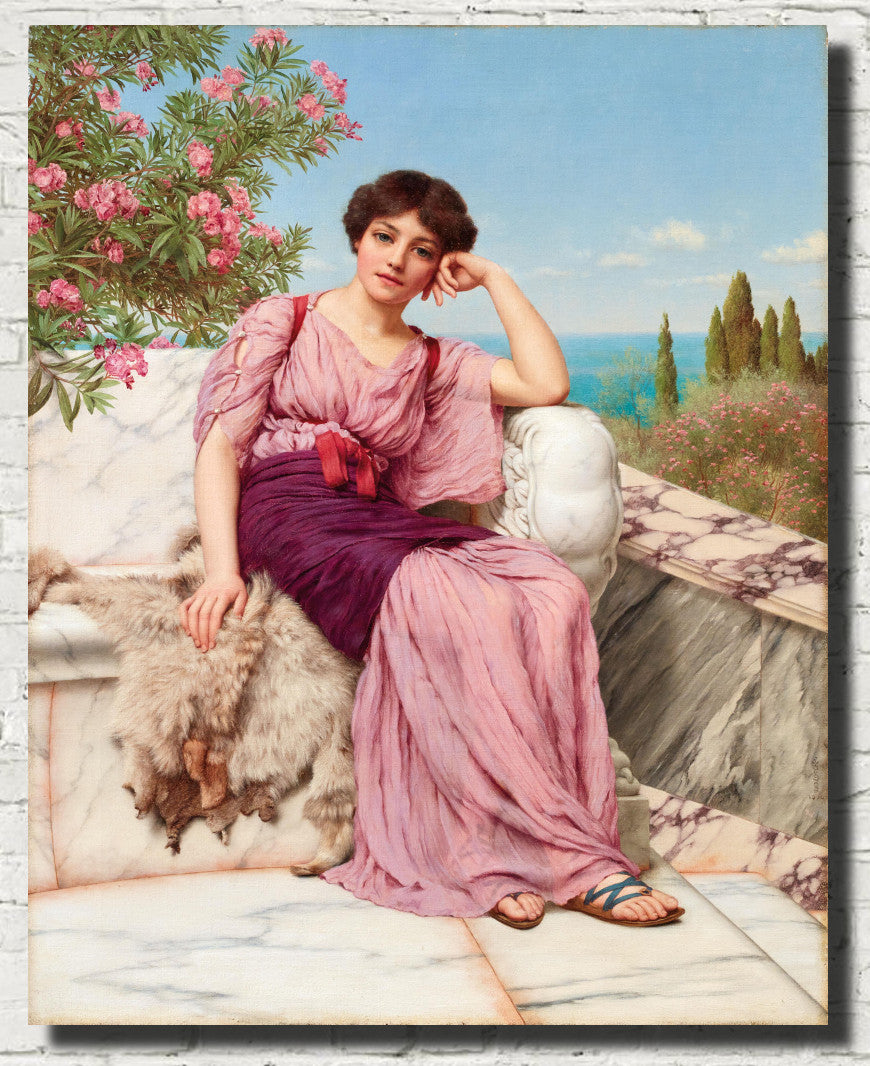 John William Godward Fine Art Print : Sweet Dreams