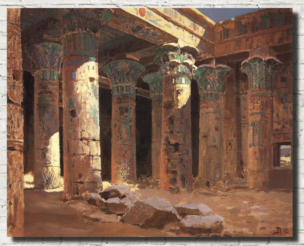 Vasily Polenov Fine Art Print, Temple of Isis, Philae