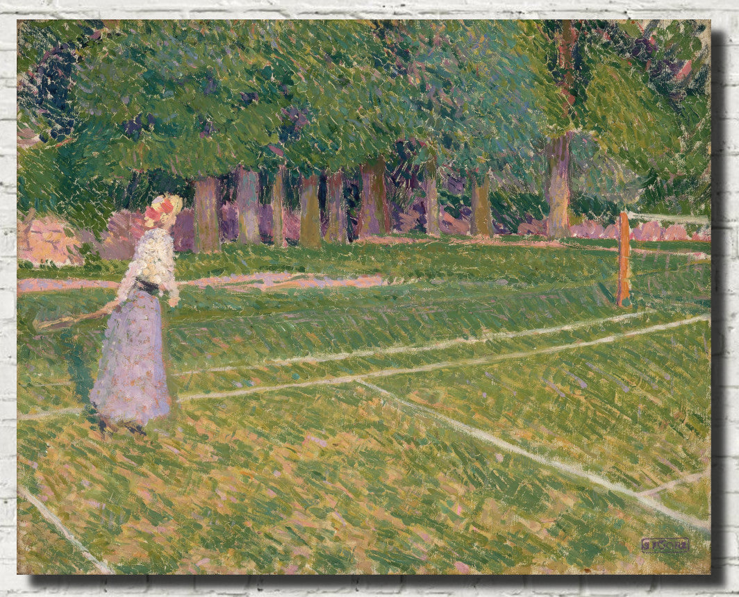 Spencer Gore Post-Impressionist Fine Art Print, Tennis at Hertingfordbury