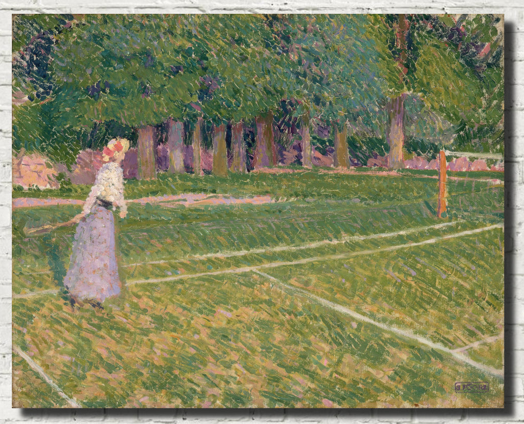 Spencer Gore Post-Impressionist Fine Art Print, Tennis at Hertingfordbury