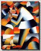 Kazimir Malevich Fine Art Print, The Woodcutter