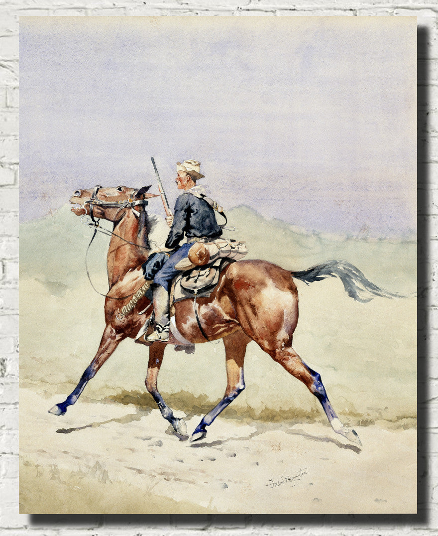 The Advance Guard, Frederic Remington Fine Art Print